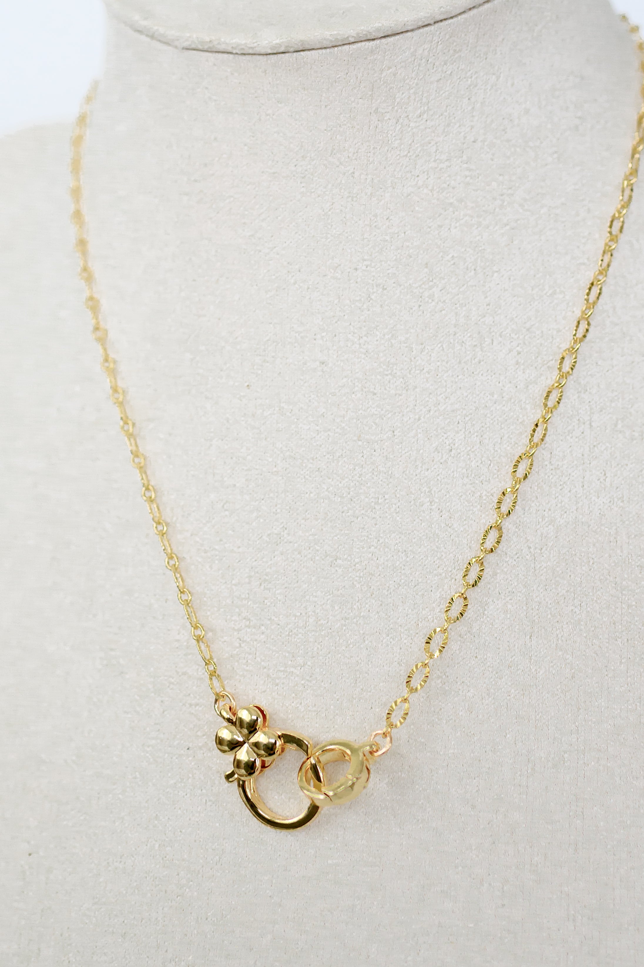 Four leaf Clover Clasp Necklace – Ford & Fox Jewelry Co.
