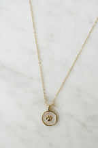 Paw Necklace - Mother Of Pearl