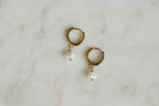 Charm Earrings - Pearl