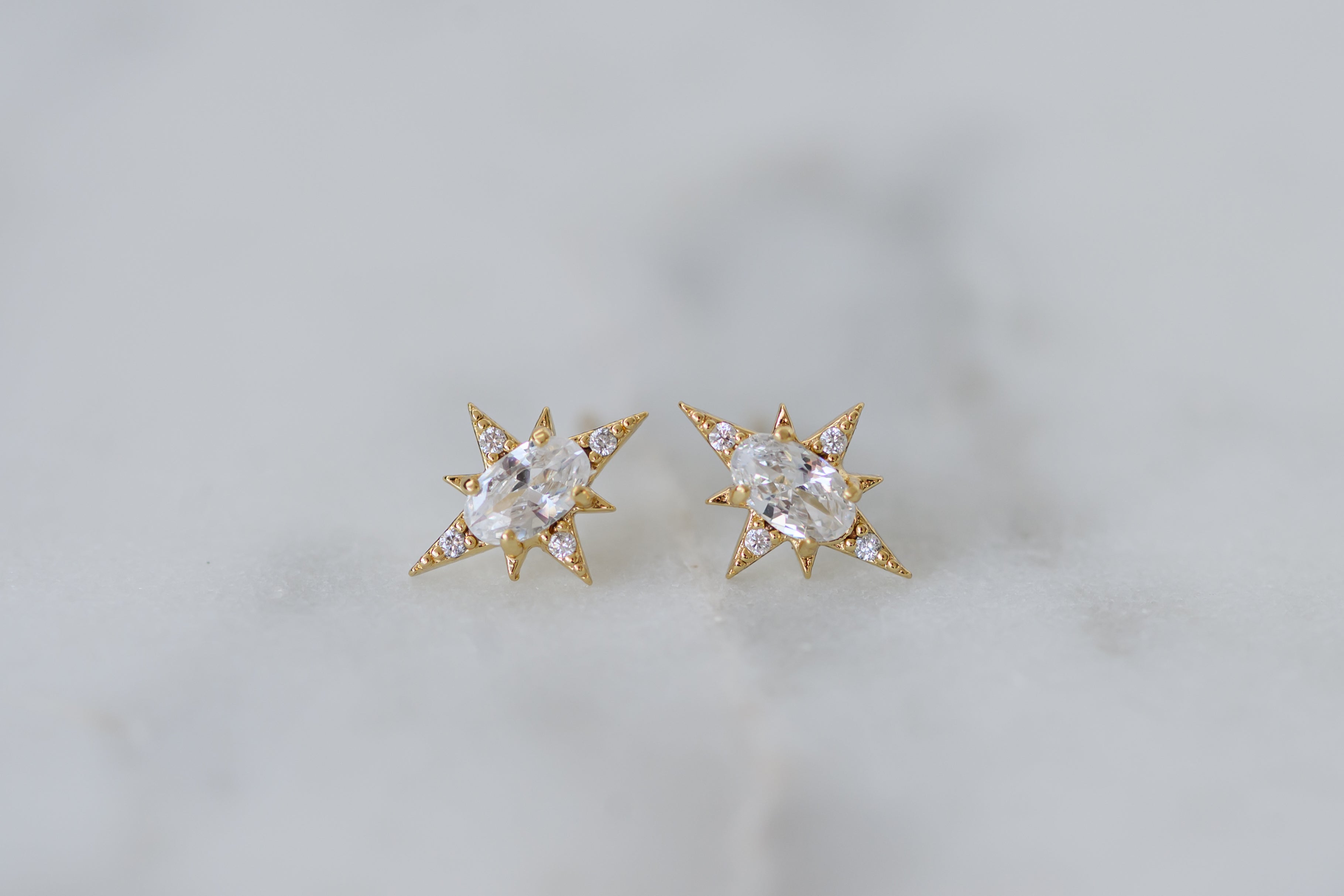 North Star Stud Earrings