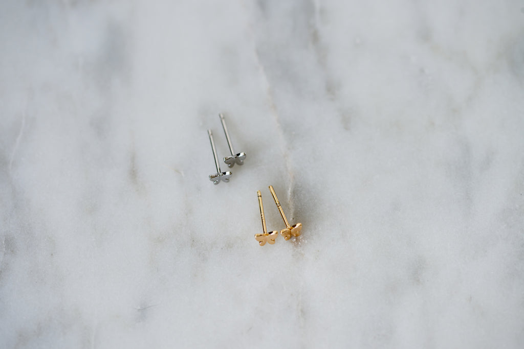 Dainty Butterfly Stud Earrings