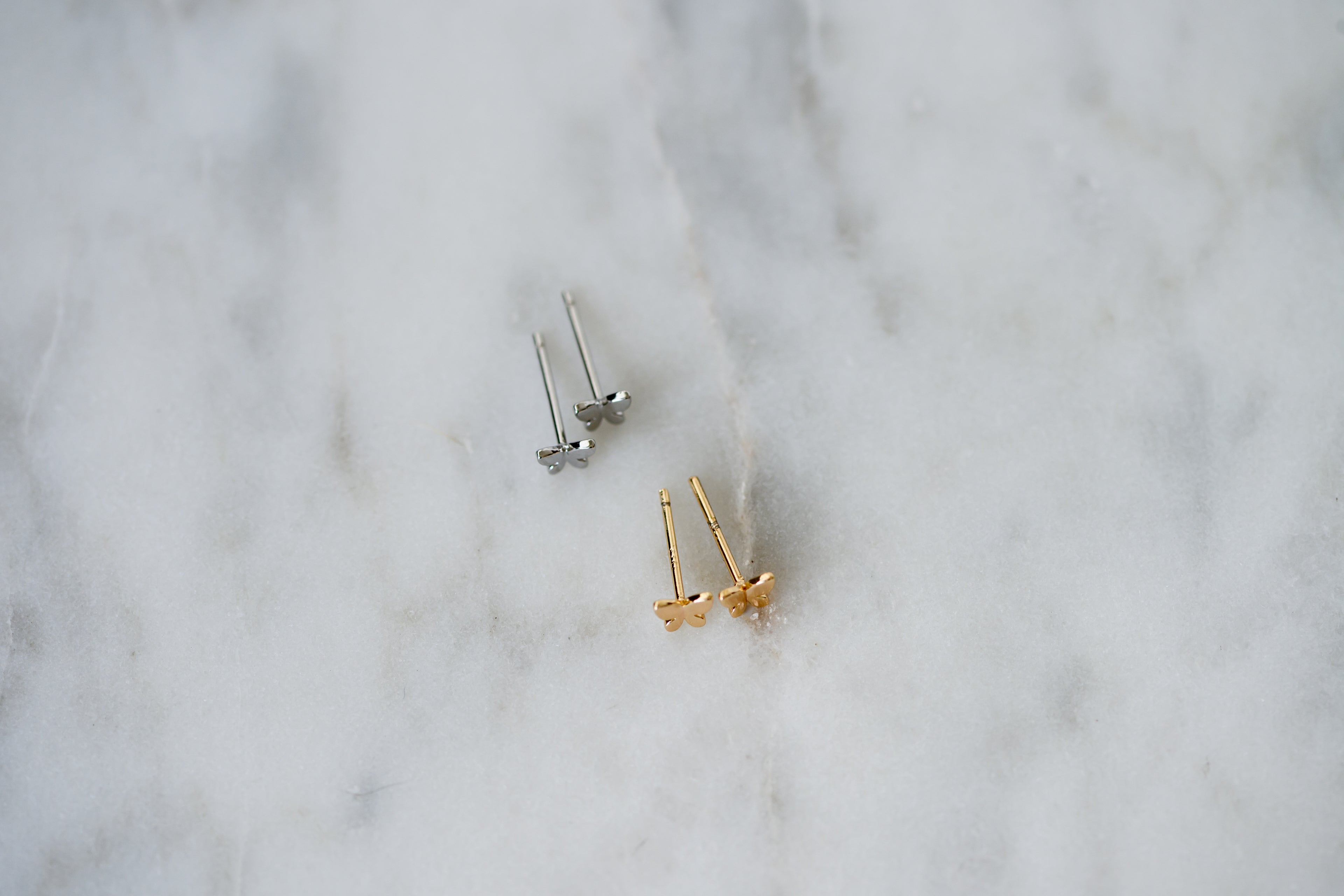 Dainty Butterfly Stud Earrings