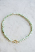 Light Green Beaded Necklace