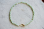 Light Green Beaded Necklace