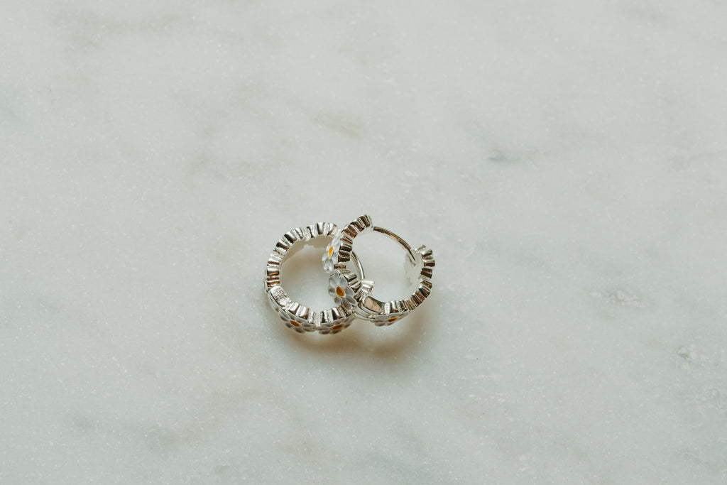 Daisy Huggie Earrings