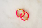 Color Pop Huggie Earrings