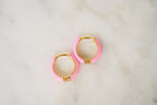 Color Pop Huggie Earrings
