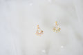 Teardrop Fan Stud Earrings