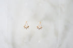 Teardrop Fan Stud Earrings