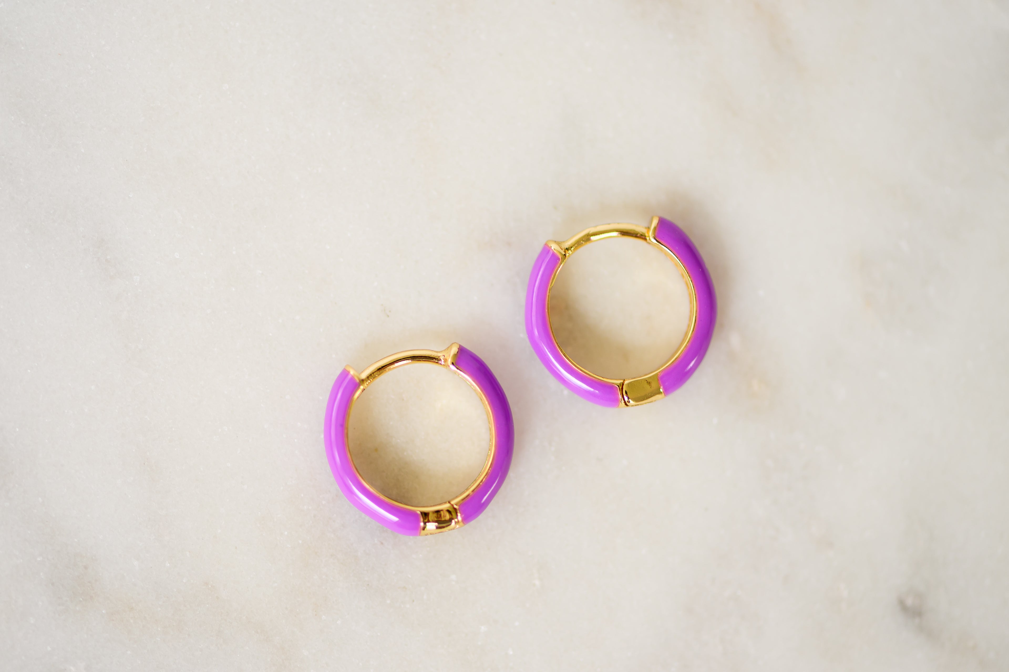 Color Pop Huggie Earrings