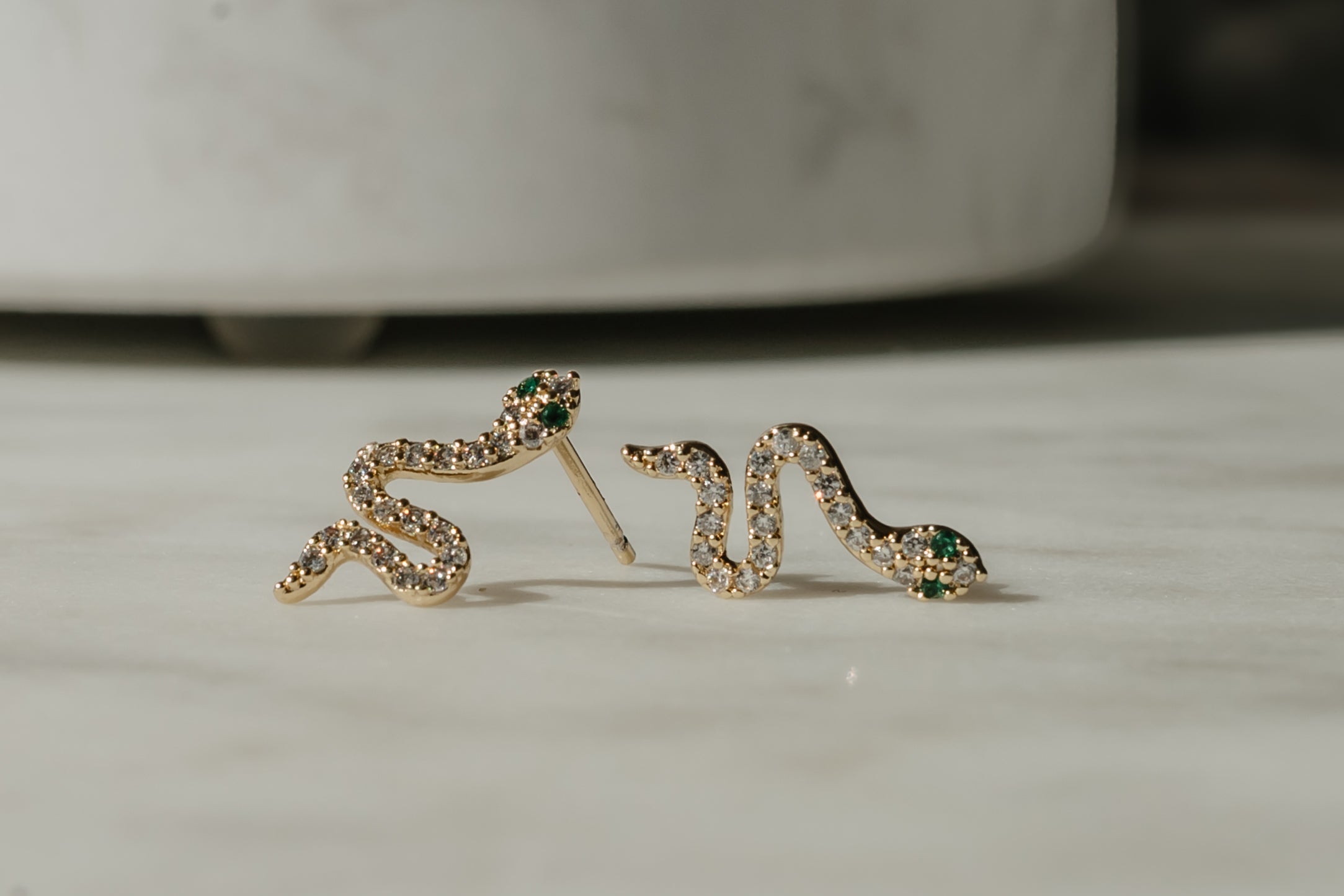 Snake Stud Earrings