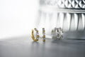 Baguette CZ Hoop Earrings