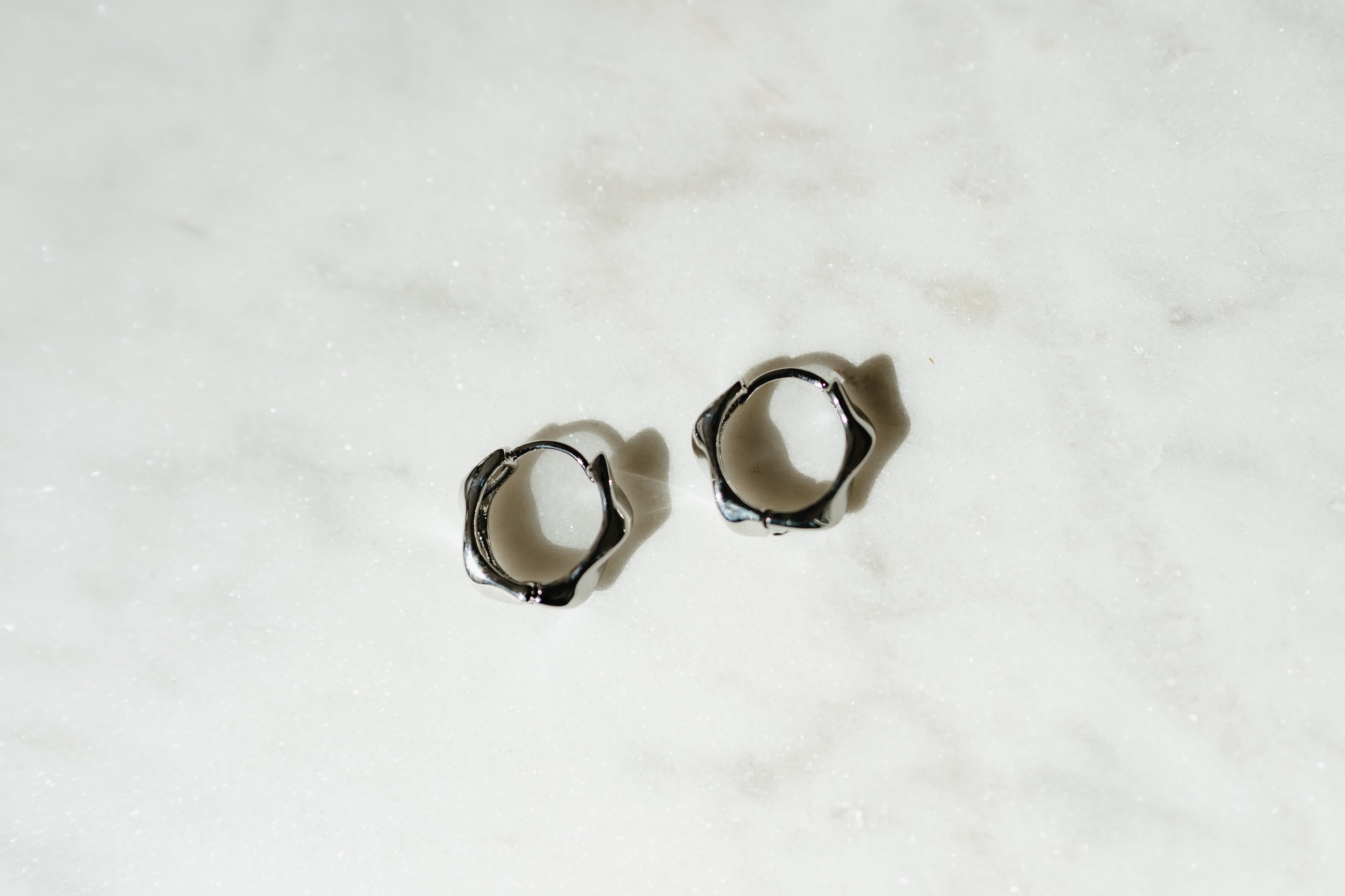 Twisted Huggie Earrings