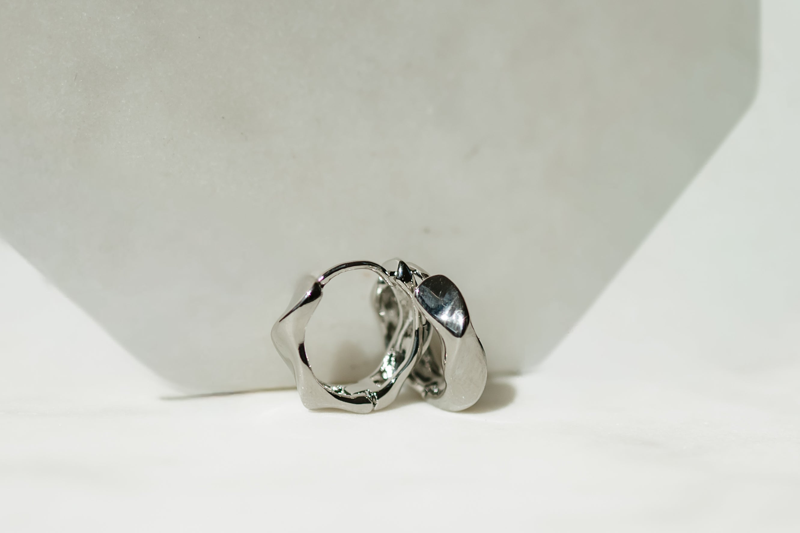 Twisted Huggie Earrings