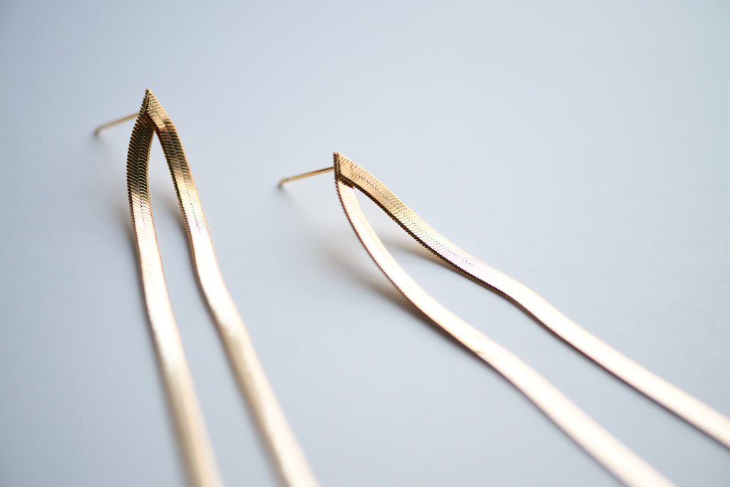 Wiggly Drop Earrings
