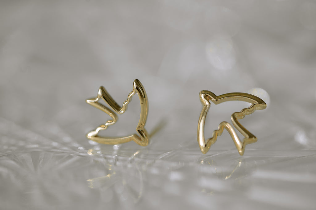 Dove Stud Earrings