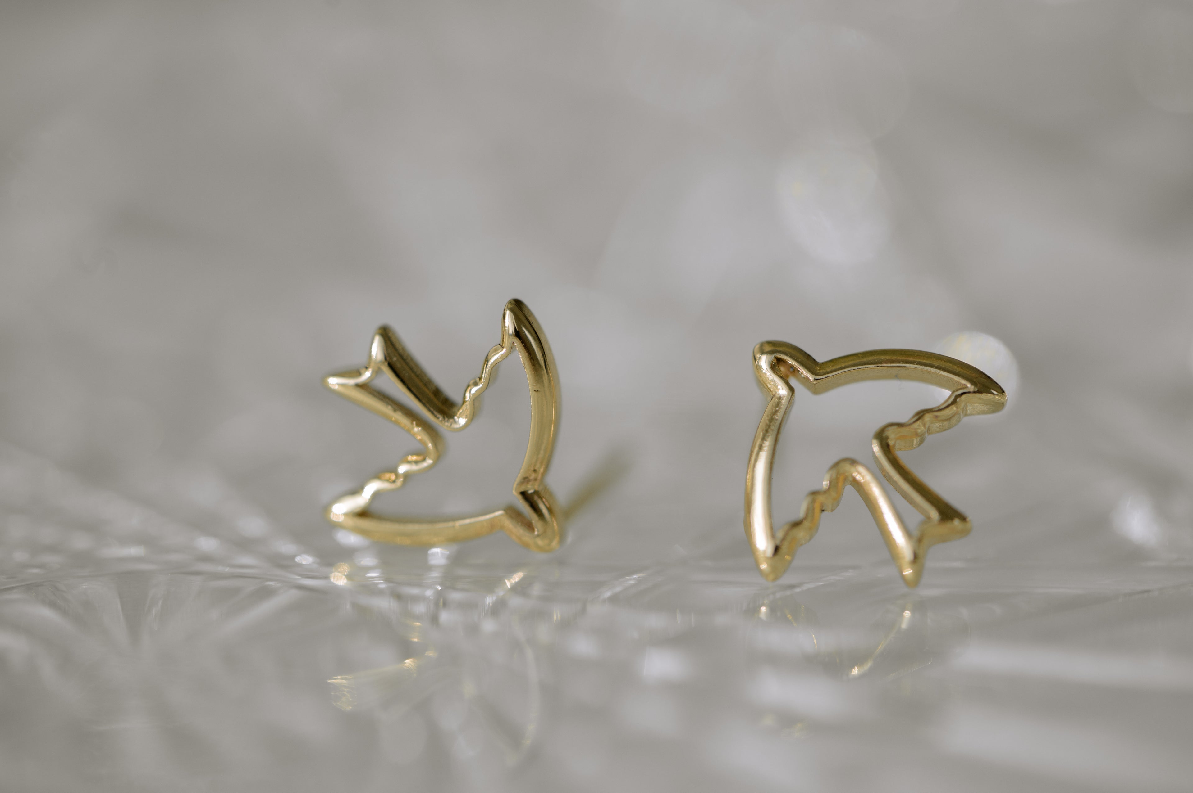 Dove Stud Earrings