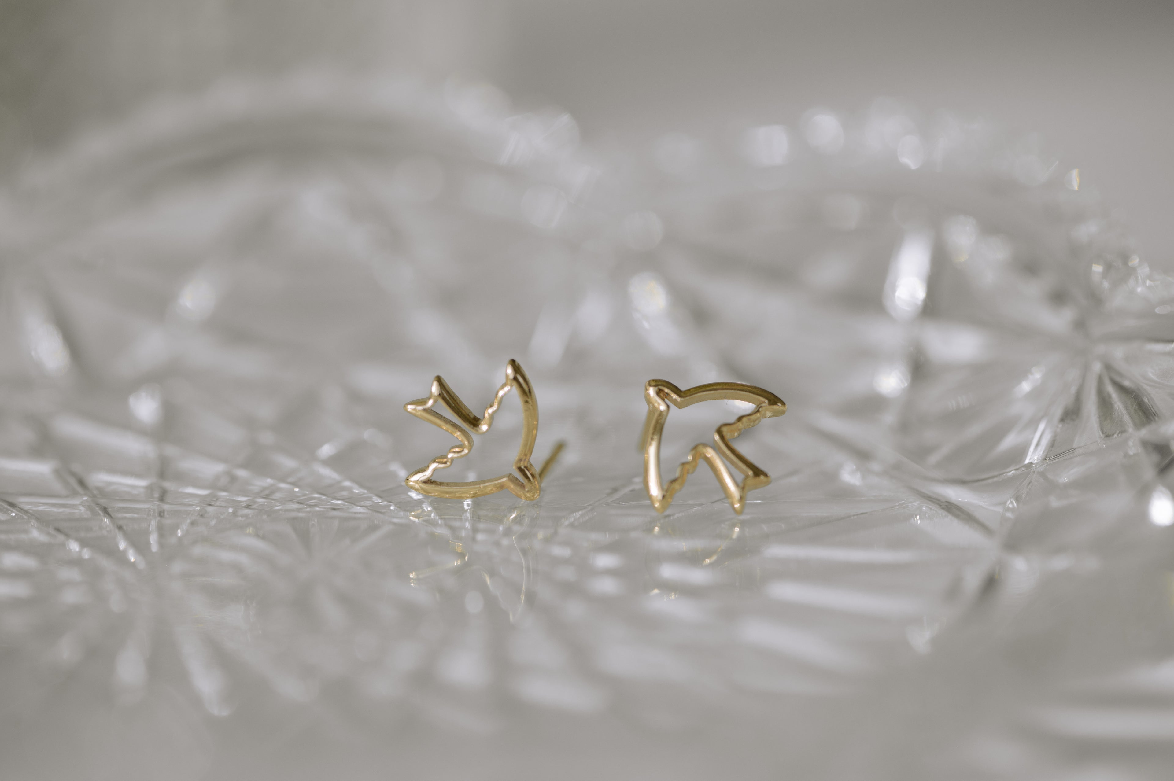 Dove Stud Earrings