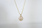 Peace Sign Necklce