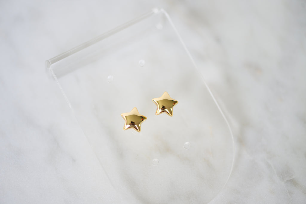 Little Puff Star Studs