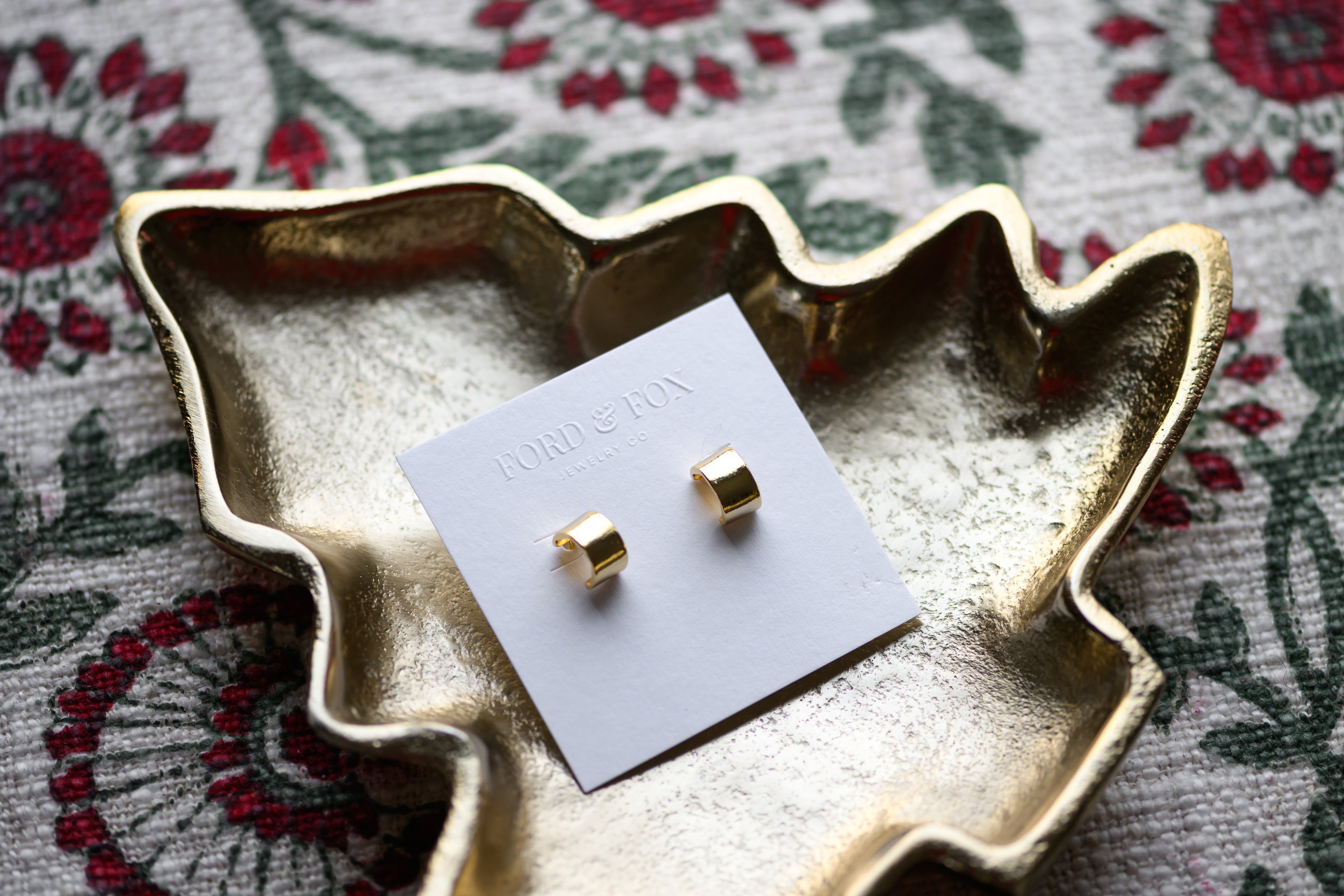 Satin Finish Tiny Hoop Earring