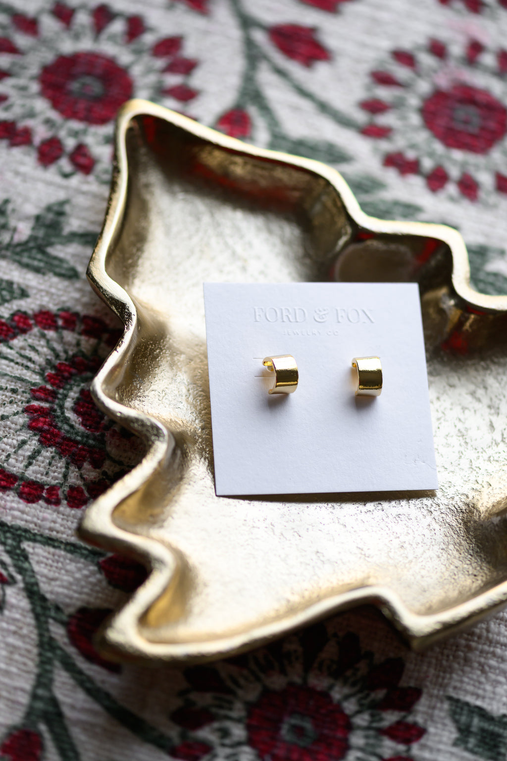 Satin Finish Tiny Hoop Earring