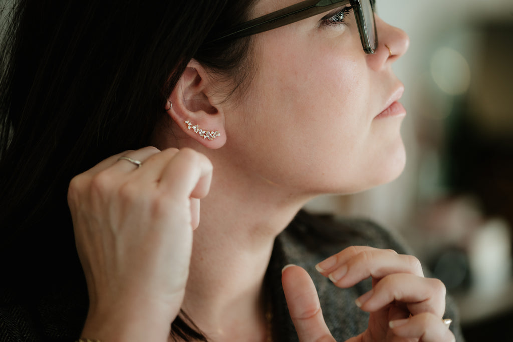 Large Climber Earrings