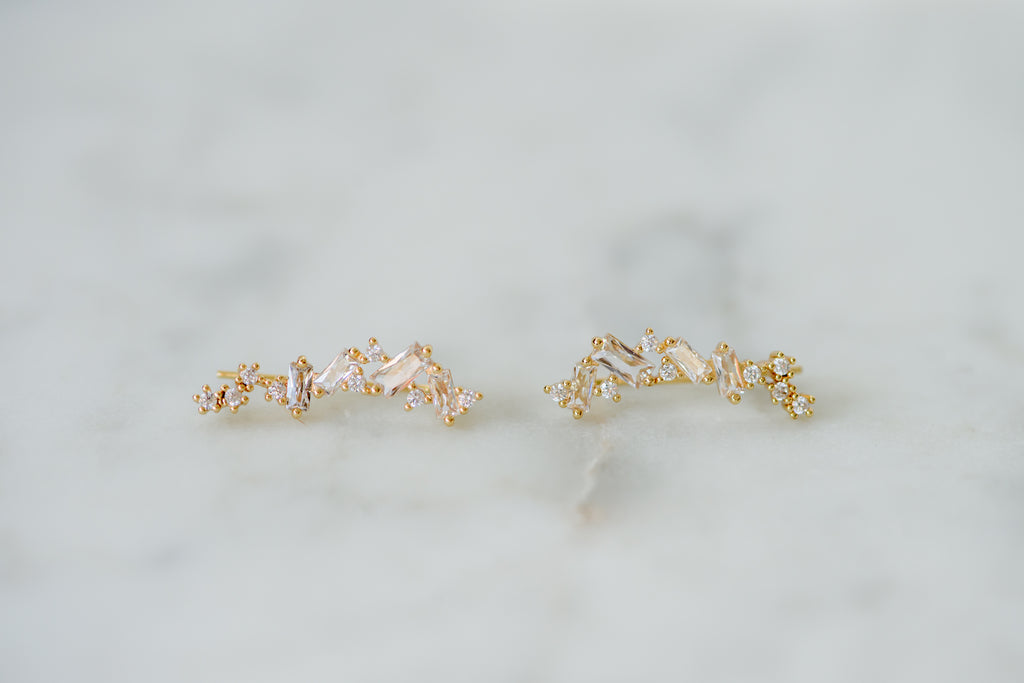 Large Climber Earrings