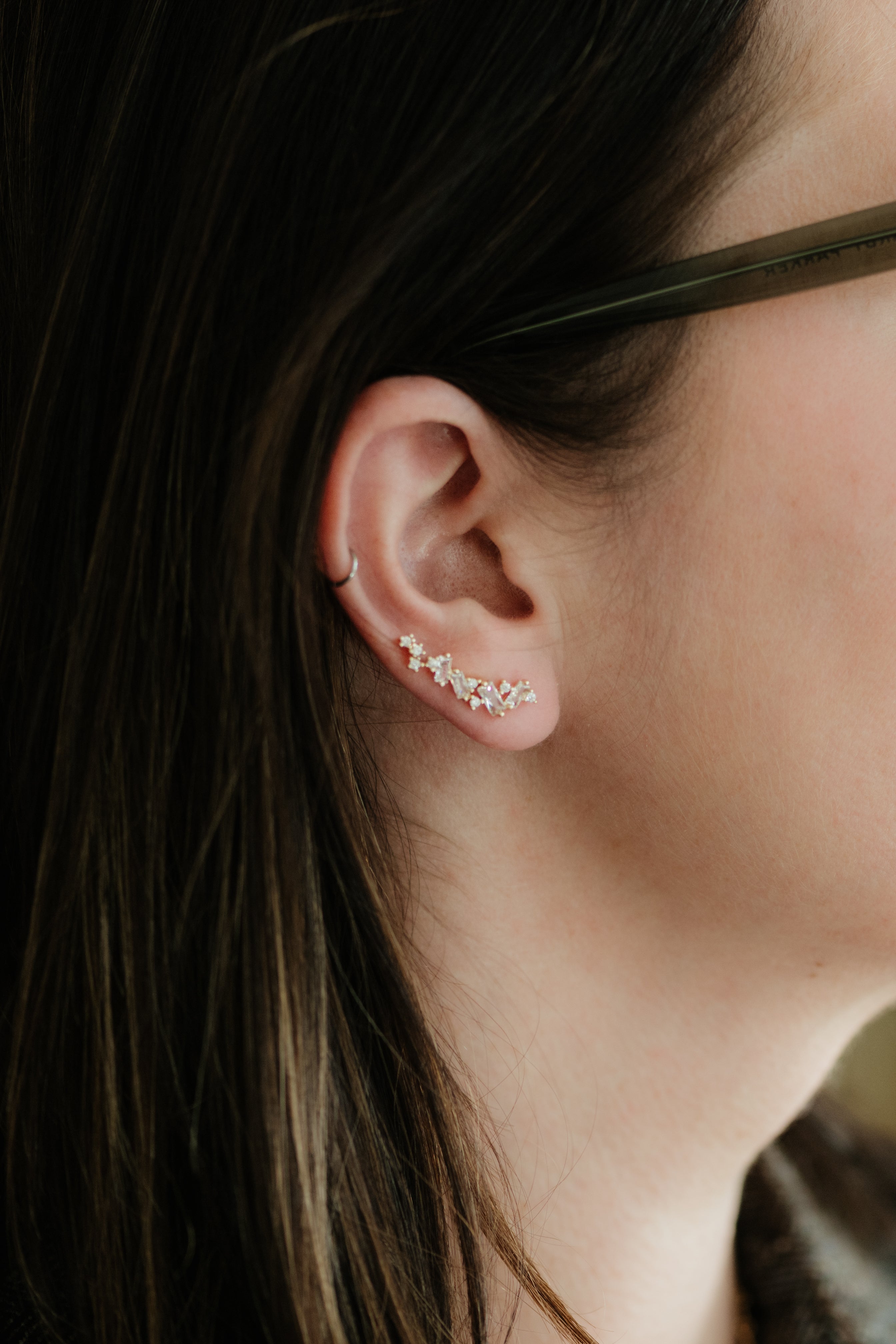 Large Climber Earrings