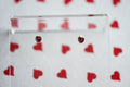 Dainty Bezel Heart Stud Earrings