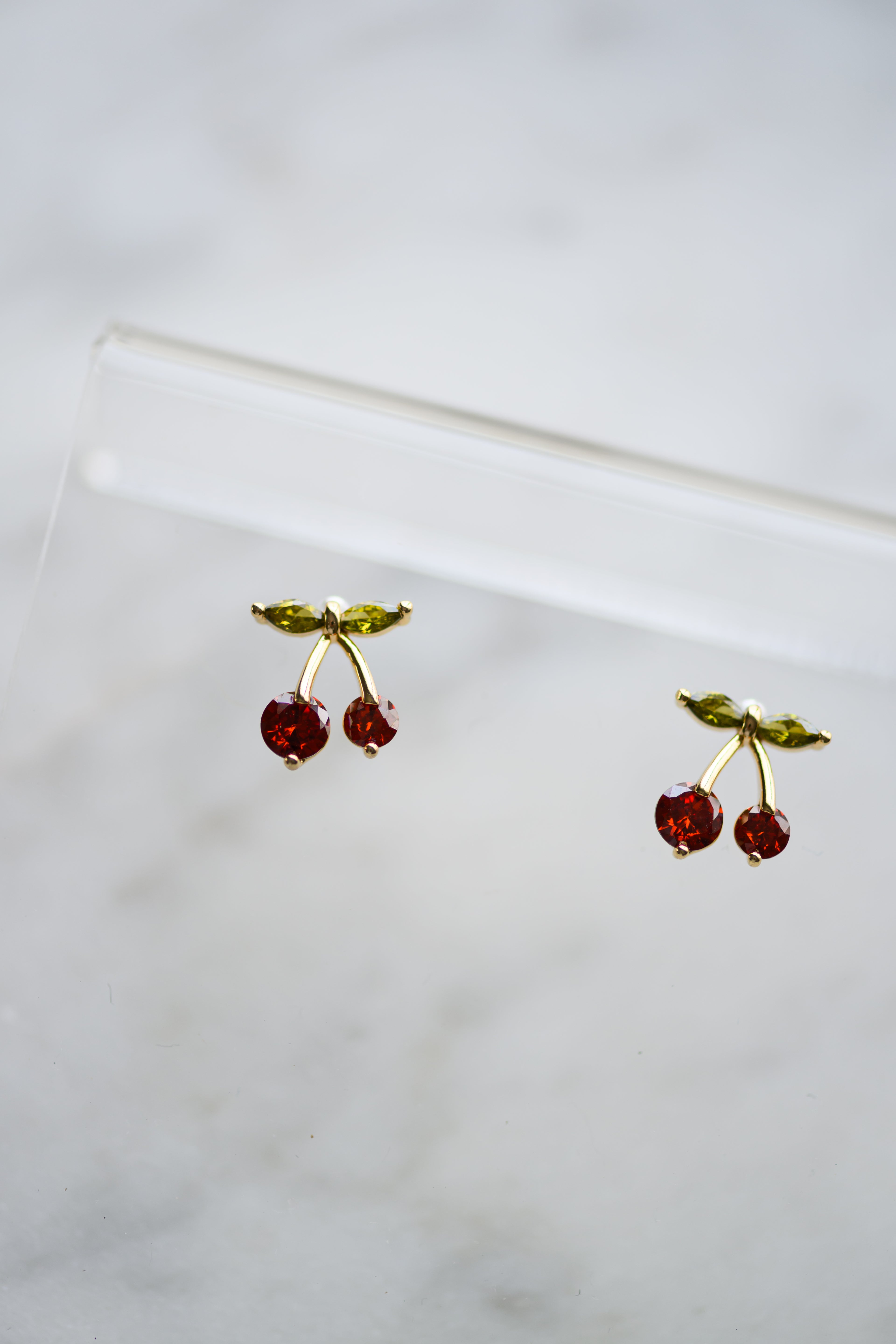 Cherry Stud Earrings
