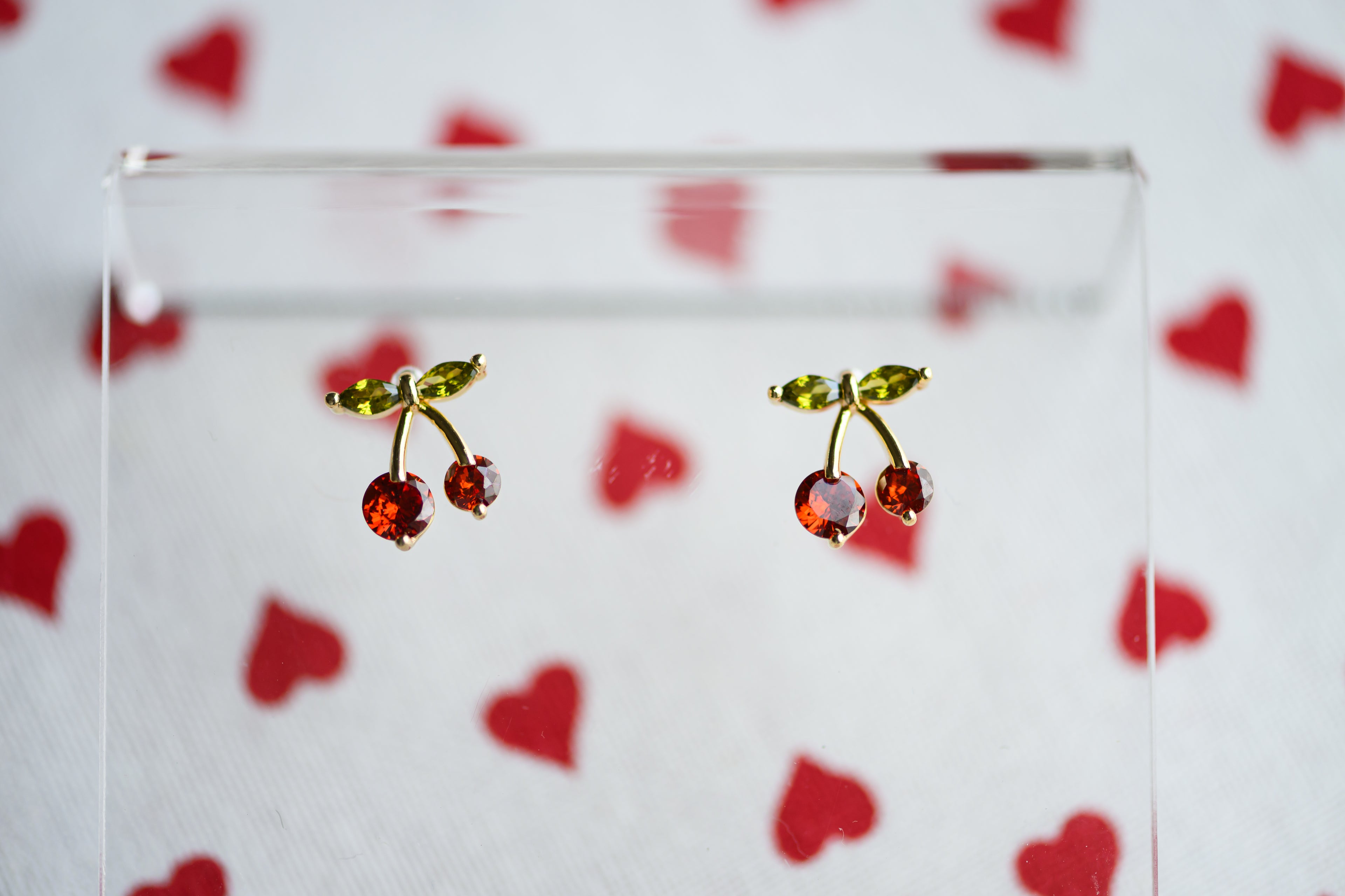 Cherry Stud Earrings